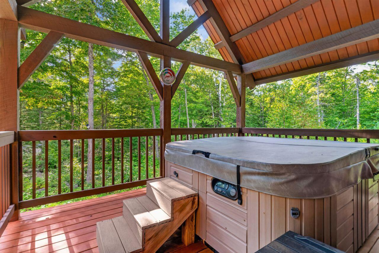 2016 Brook Falls Road Carrabassett Valley, ME 04947 - Photo 40 of 51 Covered Porch w/ Hot tub