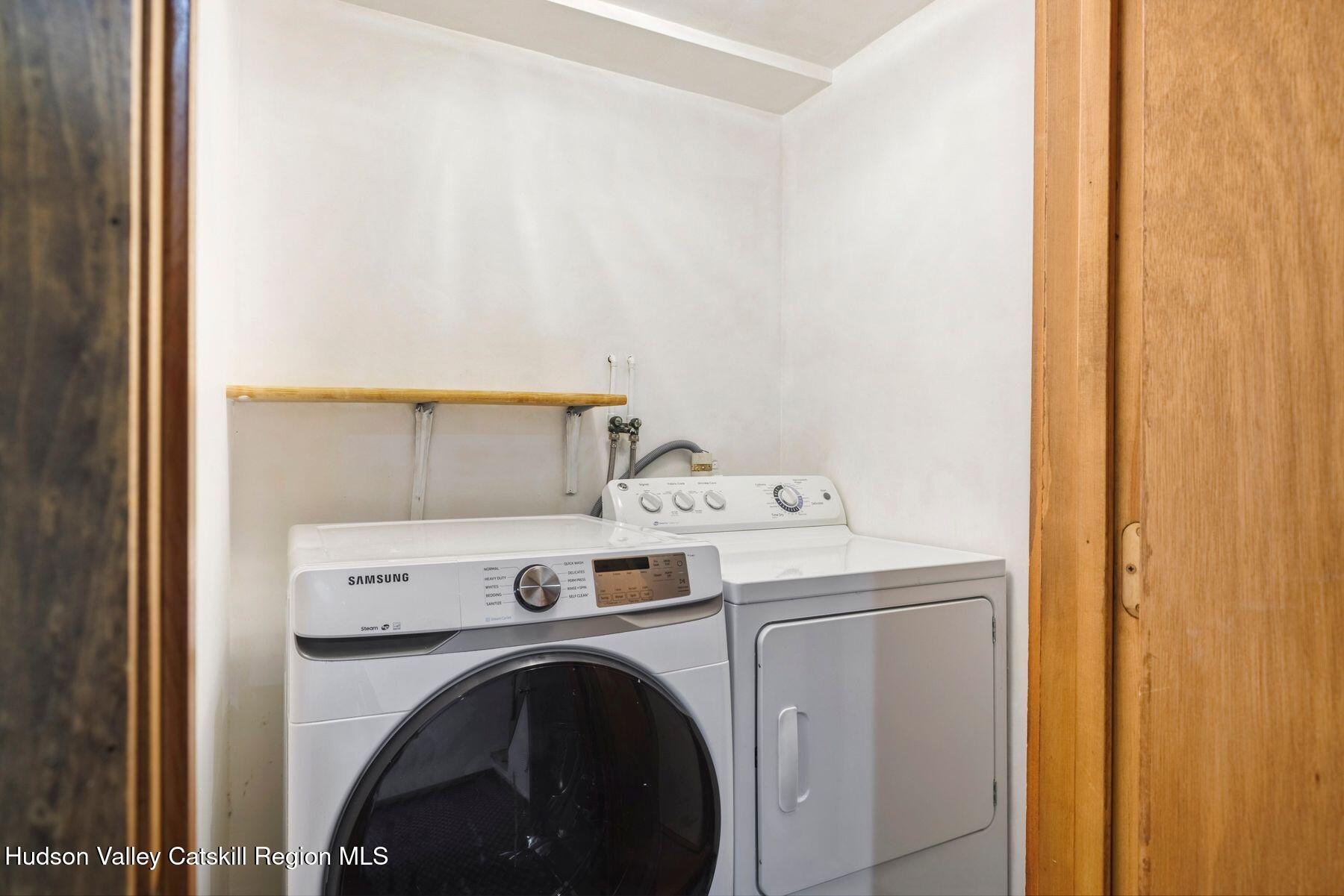 50 Halcott Ridge Road Shandaken, NY 12465 - Photo 23 of 28 a utility room with dryer and washer