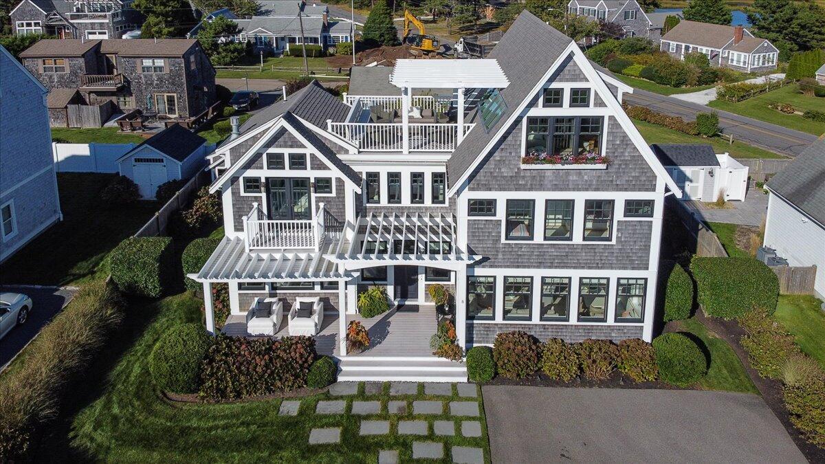8 Beach View Road West Dennis, MA 02670 - Photo 69 of 81 an aerial view of a house