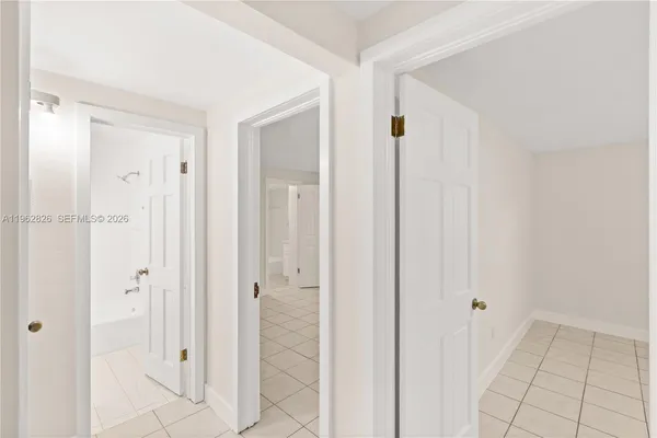 a view of an empty room