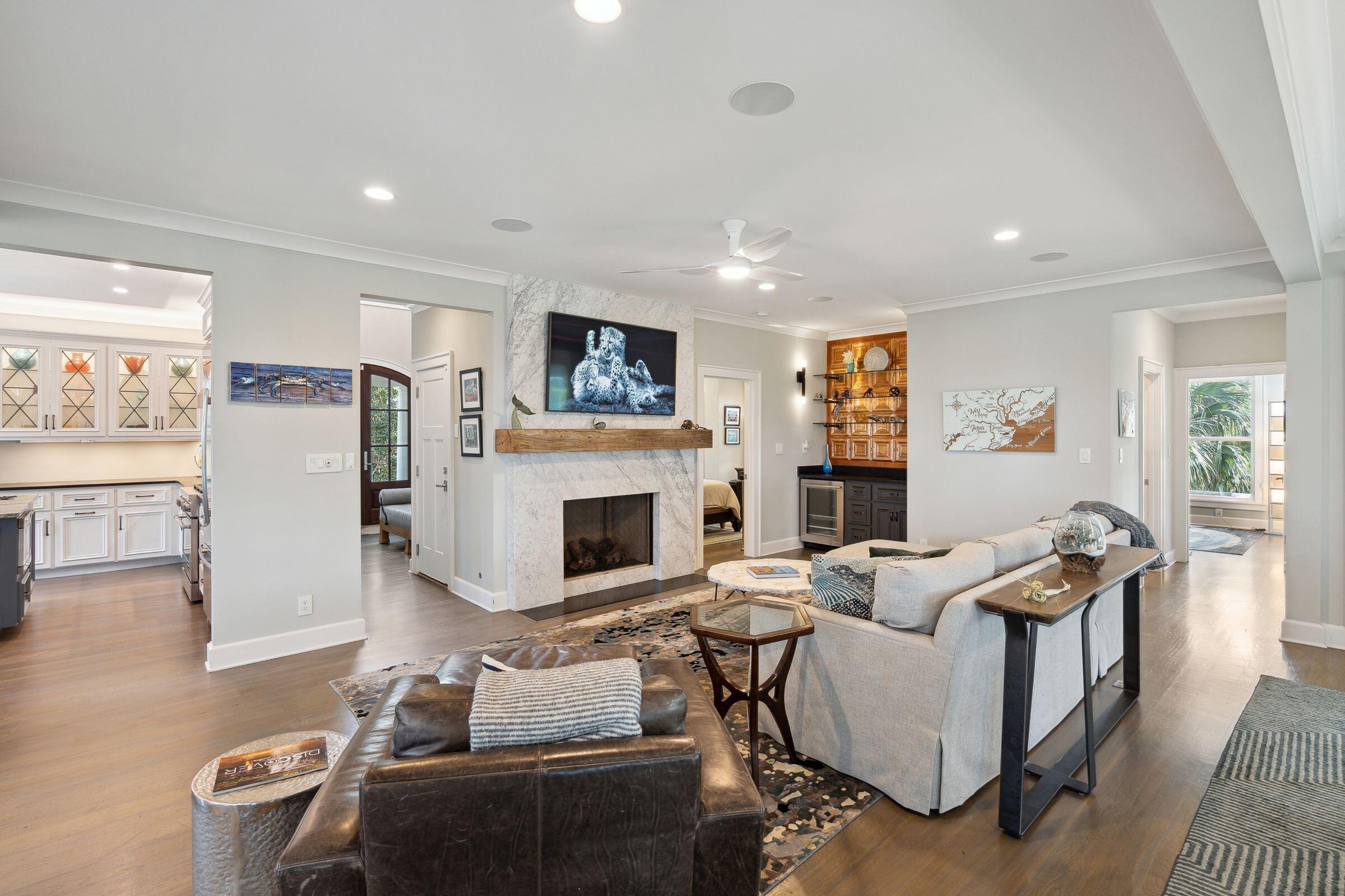 673 Wampler Drive Charleston, SC 29412 - Photo 8 of 47 Wet Bar Area w/ Wine Fridge