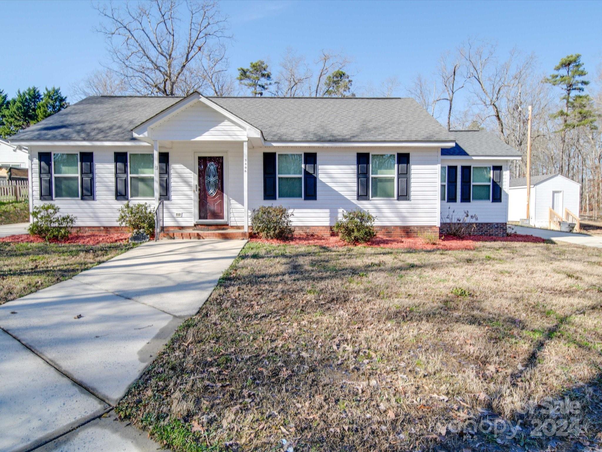 3806 Dusty Hollow Road Monroe, NC 28110 - Photo 2 of 21 a front view of a house with an outdoor space