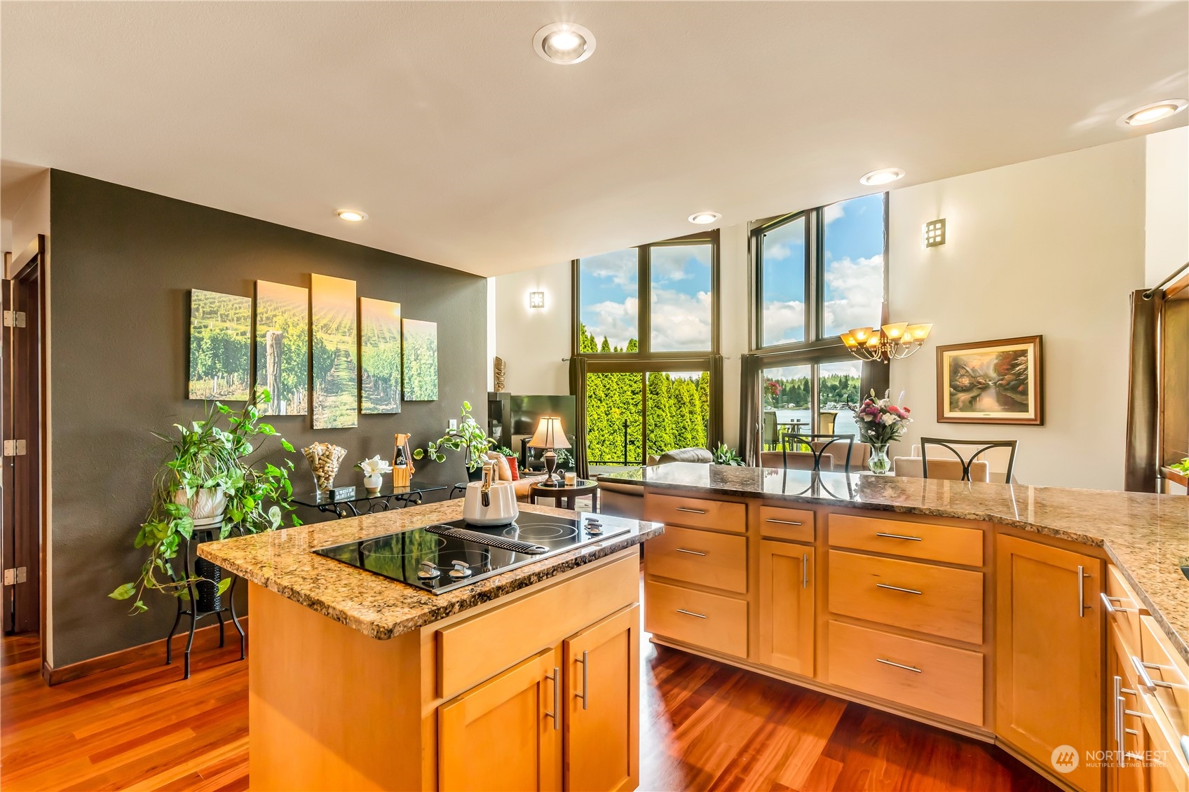 15333 West Lake Goodwin Road Stanwood, WA 98292 - Photo 11 of 39 a kitchen that has a sink and a stove in it