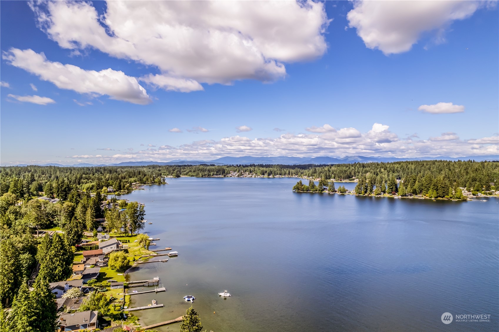 15333 West Lake Goodwin Road Stanwood, WA 98292 - Photo 26 of 39 a view of a lake and a mountain