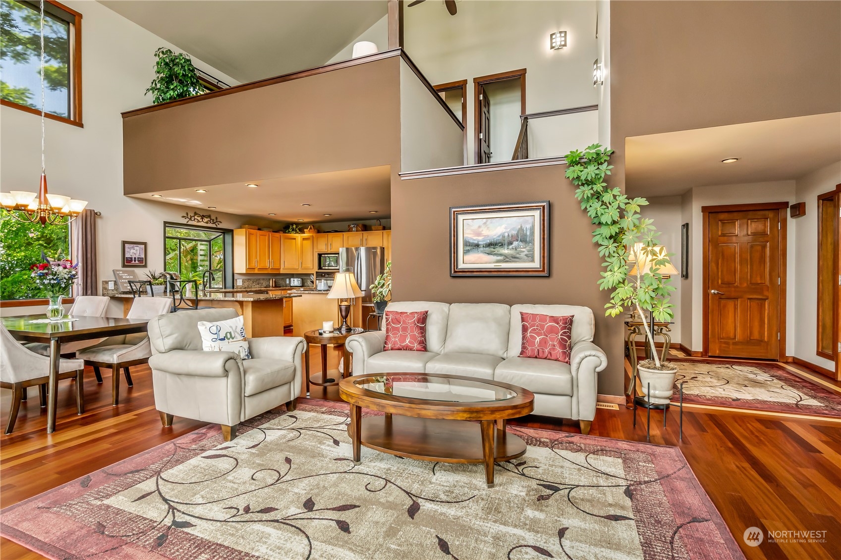 15333 West Lake Goodwin Road Stanwood, WA 98292 - Photo 6 of 39 a living room with furniture lamp and rug