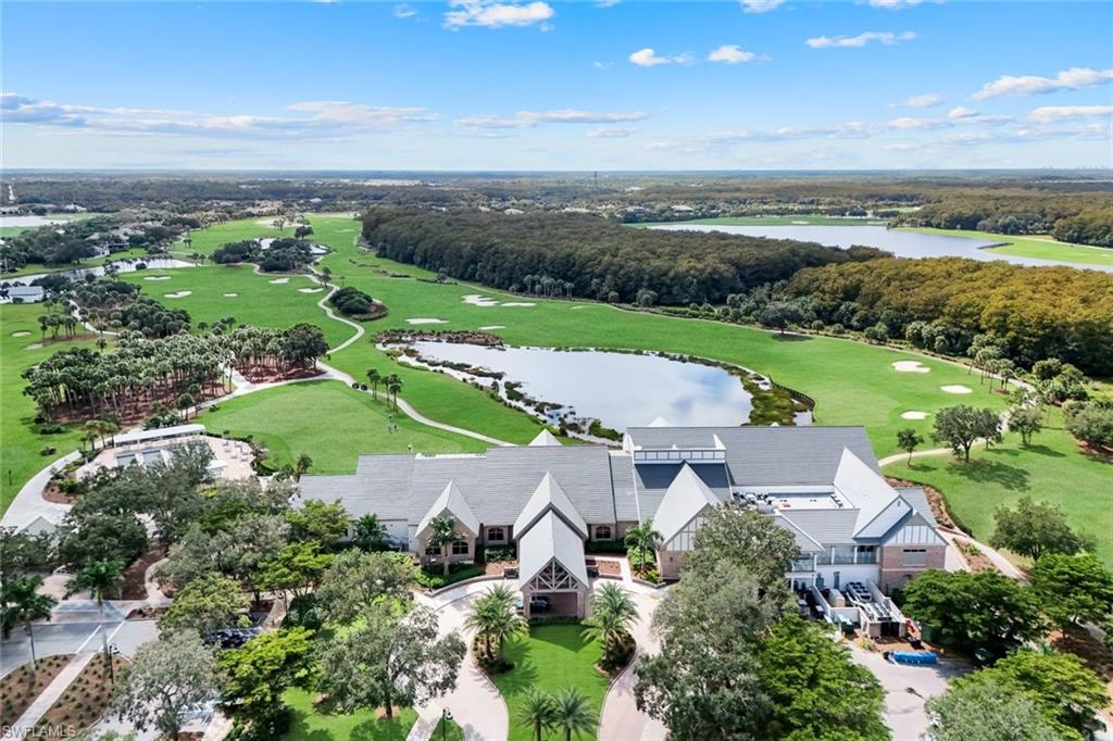 12832 Kinross Lane Naples, FL 34120 - Photo 33 of 45 Drone / aerial view of a nearby body of water the golf course