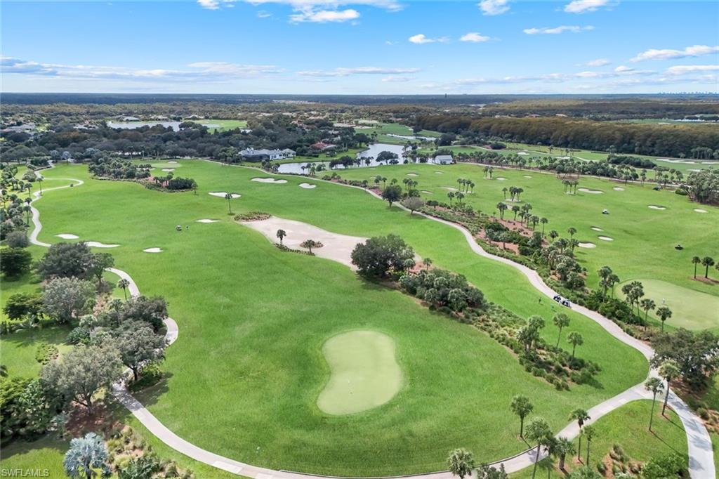 12832 Kinross Lane Naples, FL 34120 - Photo 37 of 45 Bird's eye view of a large body of water and a golf club
