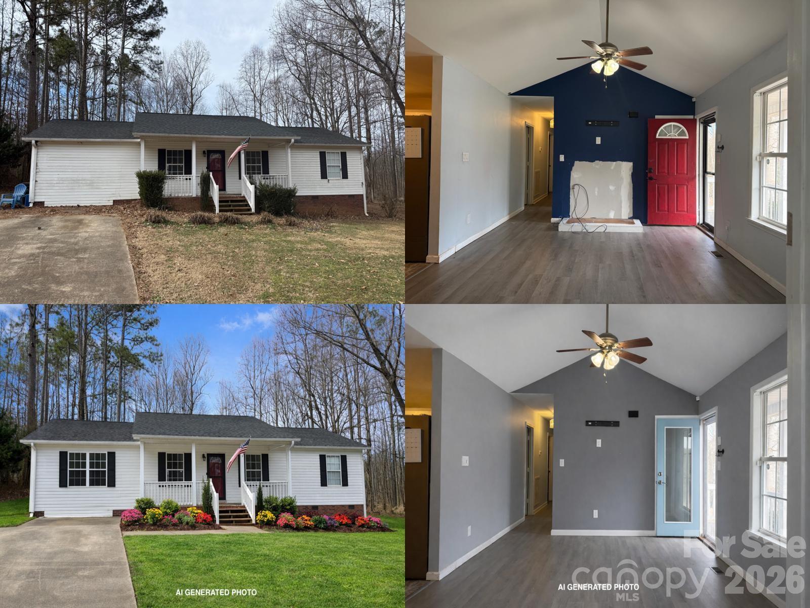 309 Mel Lane Crouse, NC 28033 - Photo 1 of 35 a front view of a house with a yard