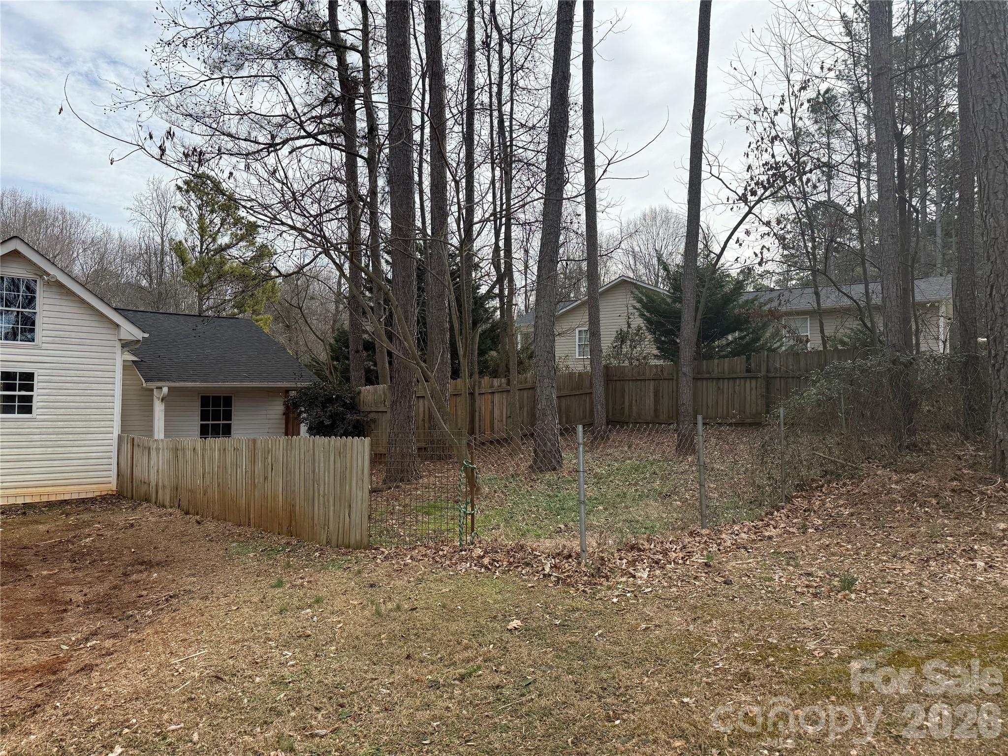 309 Mel Lane Crouse, NC 28033 - Photo 32 of 35 a backyard of a house with lots of green space