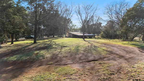 a view of yard with trees