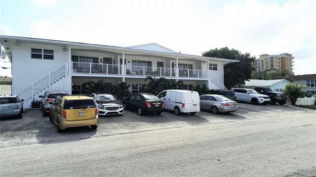 a car parked in front of a house
