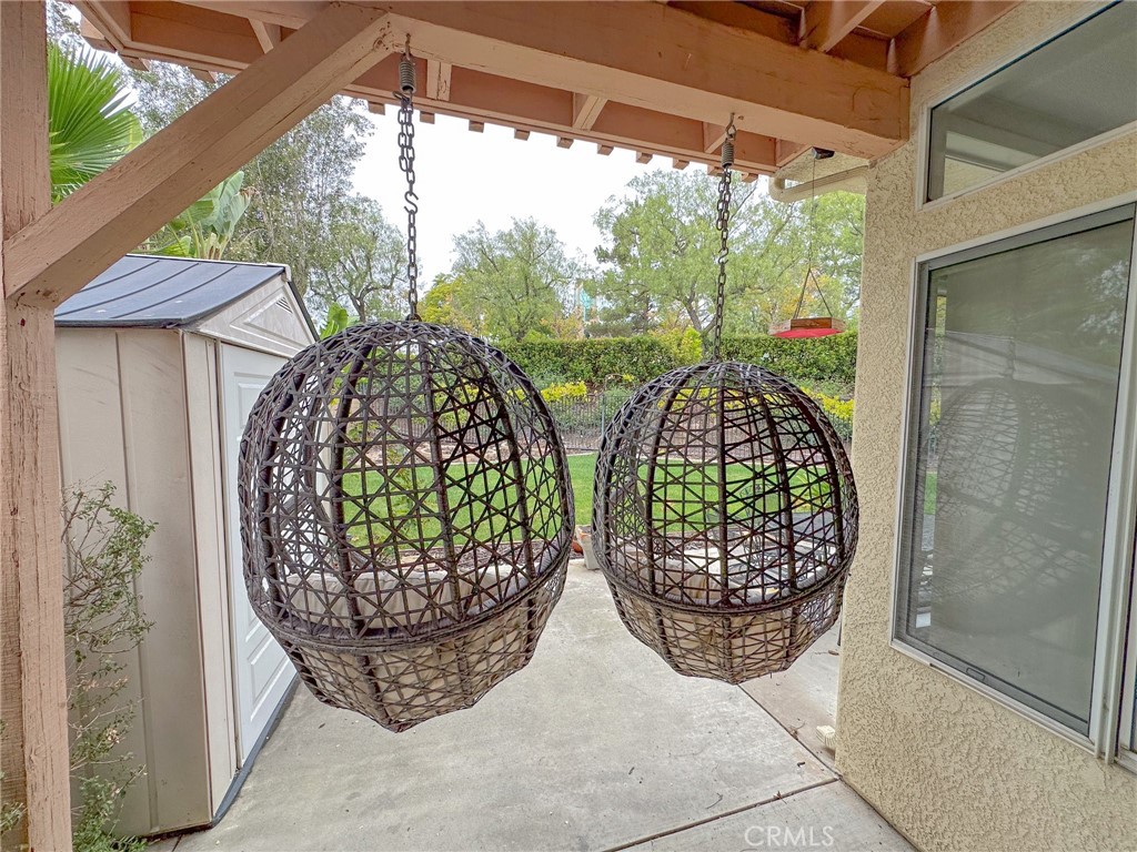 31785 Vía Del Viento Trabuco Canyon, CA 92679 - Photo 35 of 50 a view of a bench in entryway