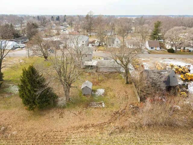a view of city and mountain