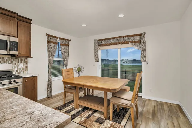 a bathroom with a tub and shower