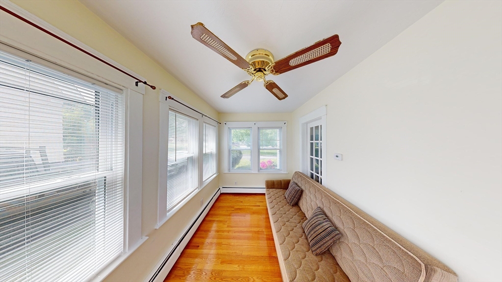 28 Brighton Road Worcester, MA 01606 - Photo 4 of 28 a view of a living room with a ceiling fan