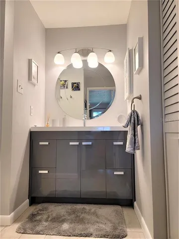 a view of a hallway with entryway