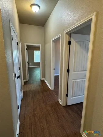 a close view of closet
