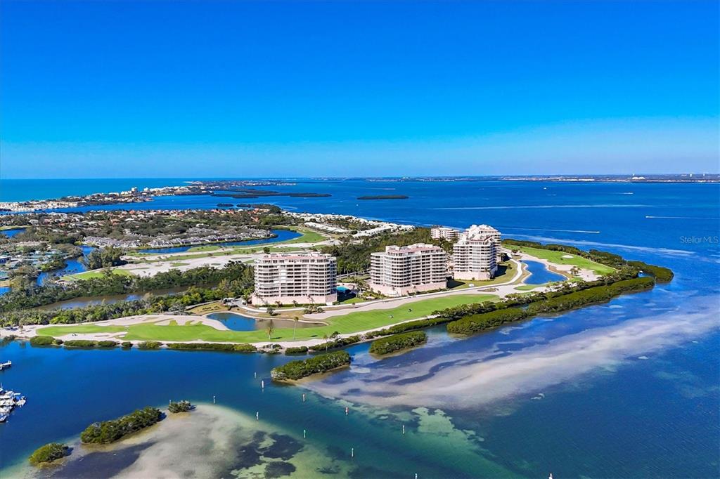3540 Mistletoe Lane Longboat Key, FL 34228 - Photo 62 of 80 a view of a city with an ocean