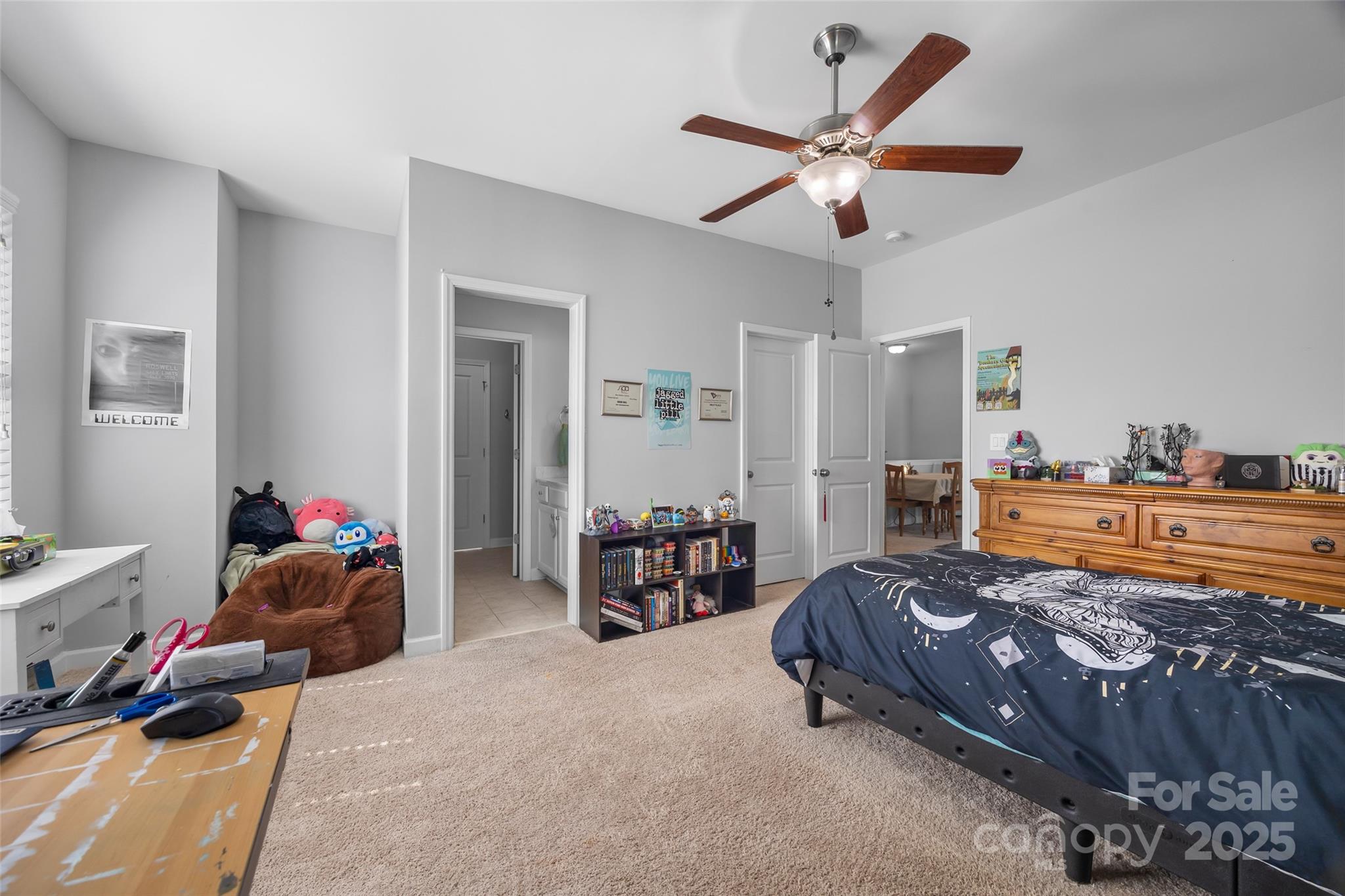 5212 Meadowcroft Way Fort Mill, SC 29708 - Photo 35 of 43 a bedroom with bed and ceiling fan