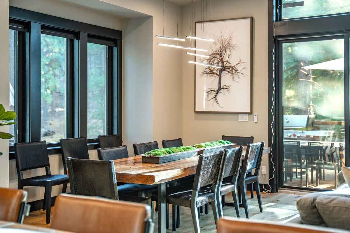 1055 Martis Landing, Unit B Truckee, CA 96161 - Photo 6 of 24 a view of a dining room with furniture and window