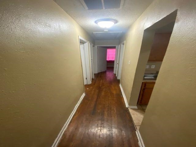 4370 Range Line Road Memphis, TN 38127 - Photo 13 of 14 Hall featuring dark hardwood / wood-style flooring