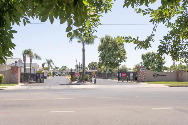 a view of street with houses