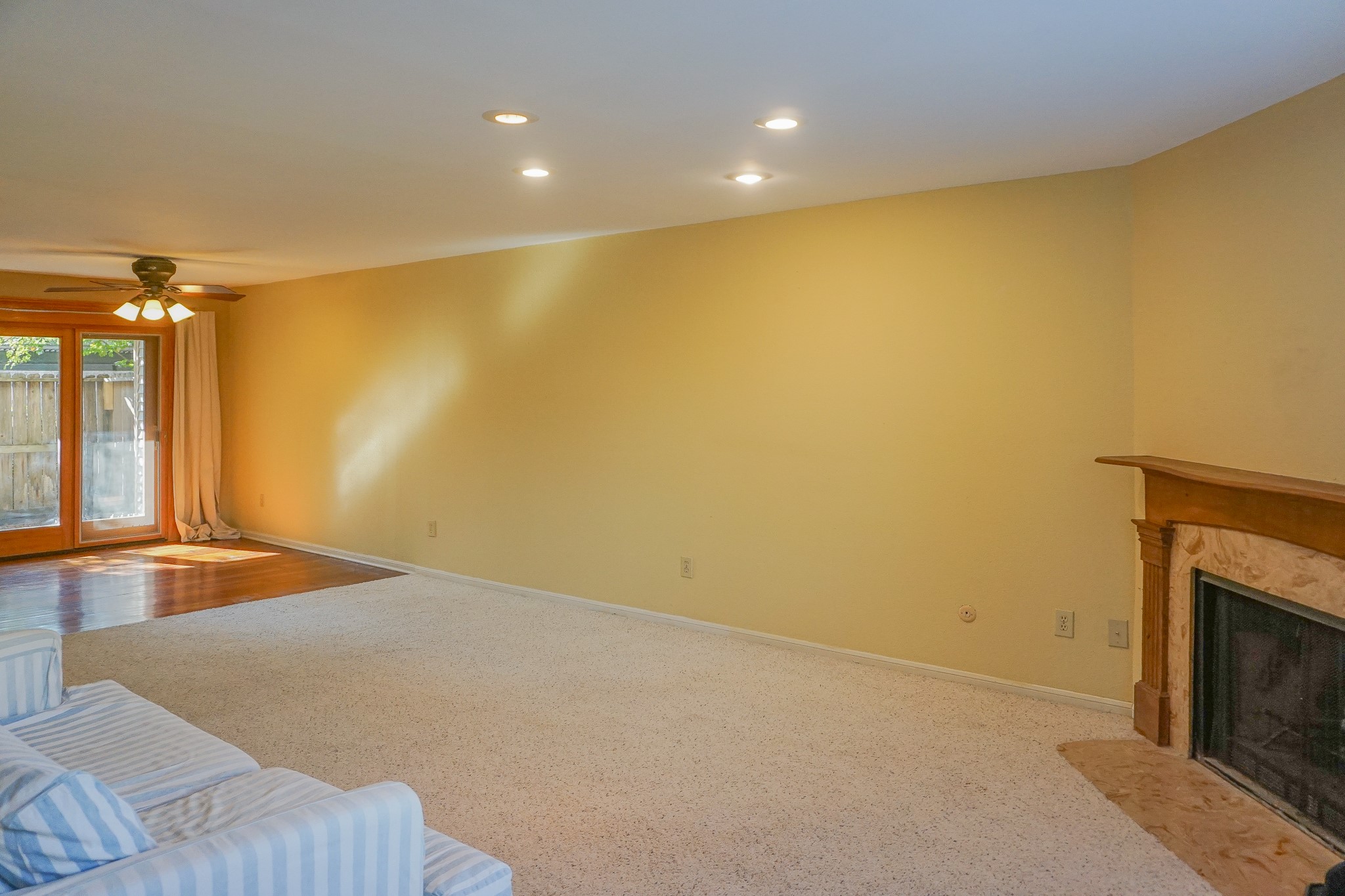3100 Jeanetta Street, Unit 703 Houston, TX 77063 - Photo 4 of 42 a view of an empty room with a fireplace