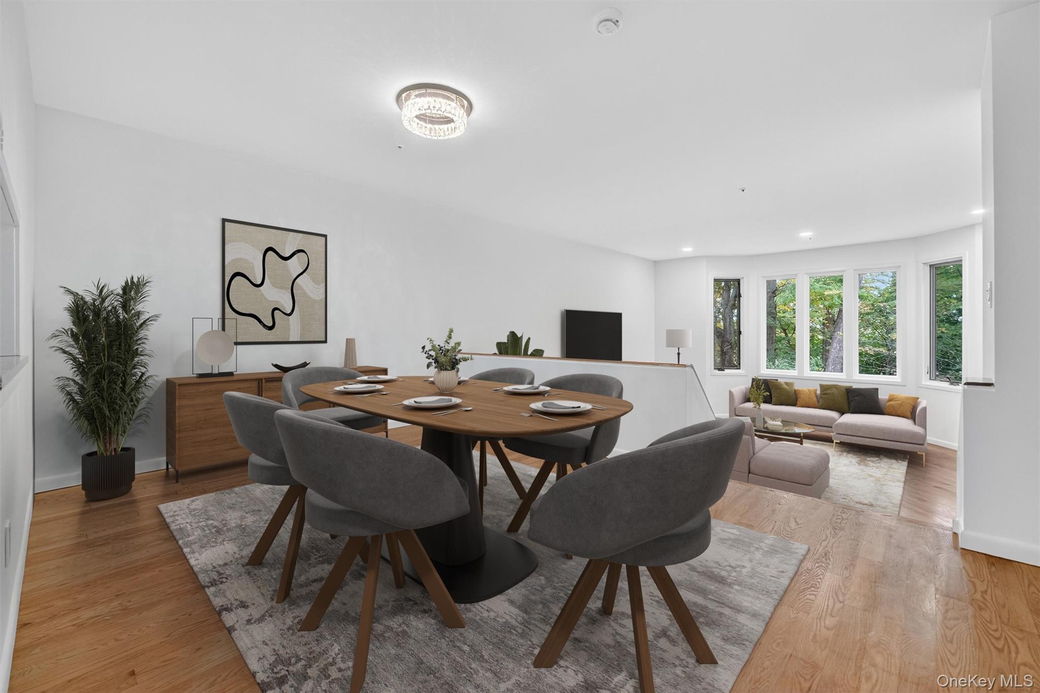 57 Boulder Ridge Road Scarsdale, NY 10583 - Photo 8 of 49 a view of a dining room with furniture window and wooden floor