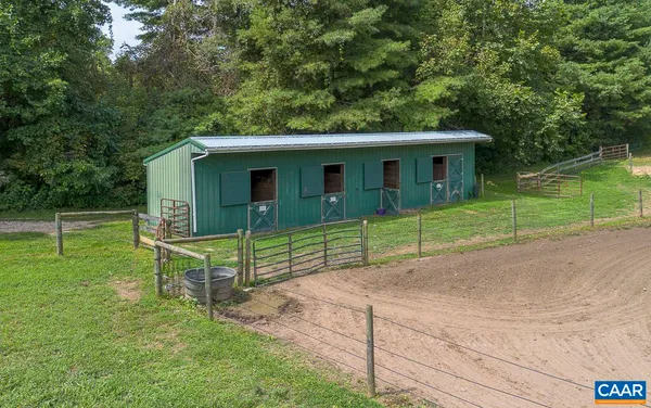 a view of a room with porch and a yard