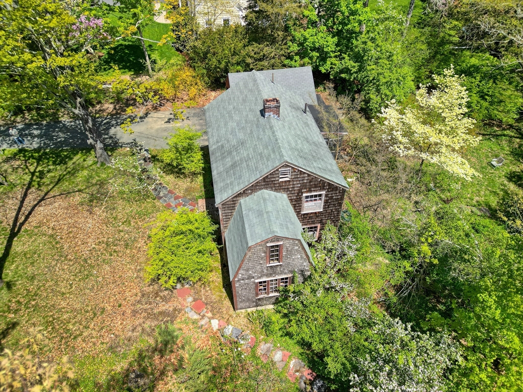 40 Lancaster Drive Westwood, MA 02090 - Photo 22 of 29 an aerial view of a house with a yard