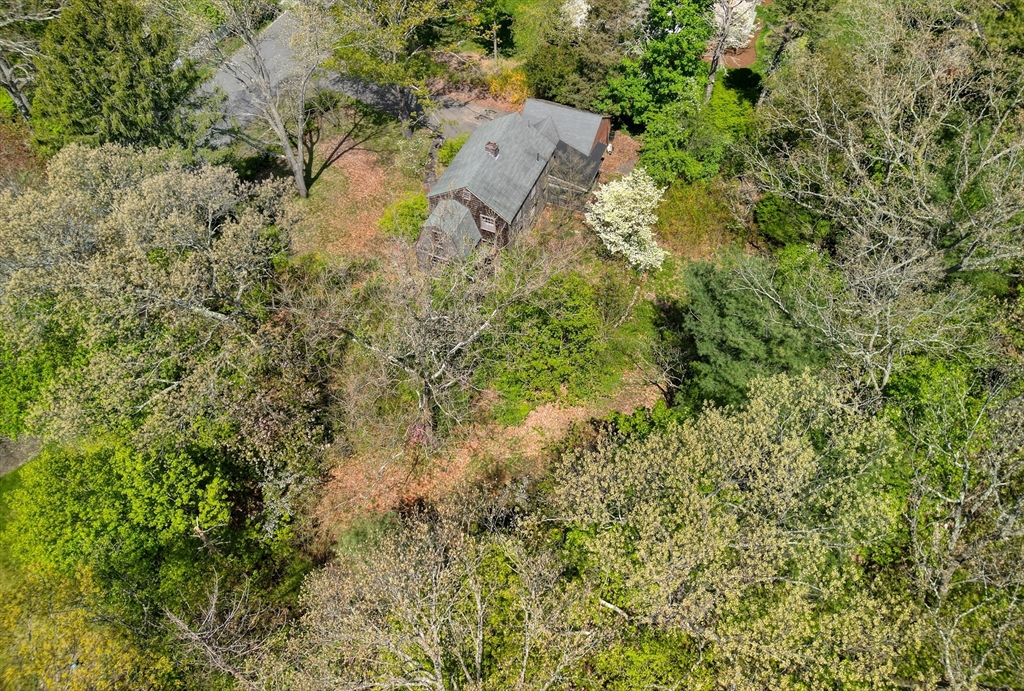 40 Lancaster Drive Westwood, MA 02090 - Photo 27 of 29 an aerial view of a house with a yard