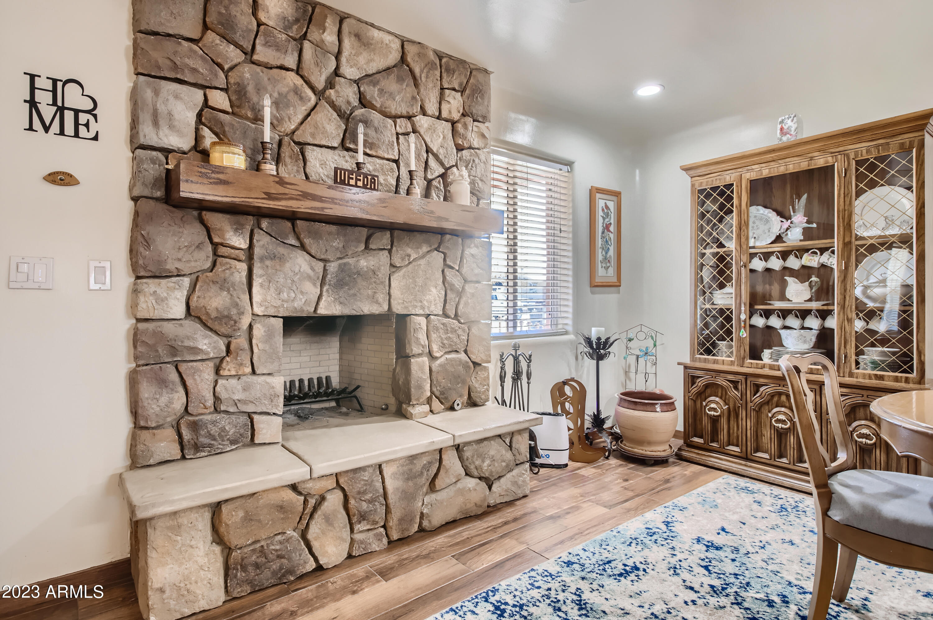 2906 East Danbury Road Phoenix, AZ 85032 - Photo 22 of 38 26 Fireplace Detail