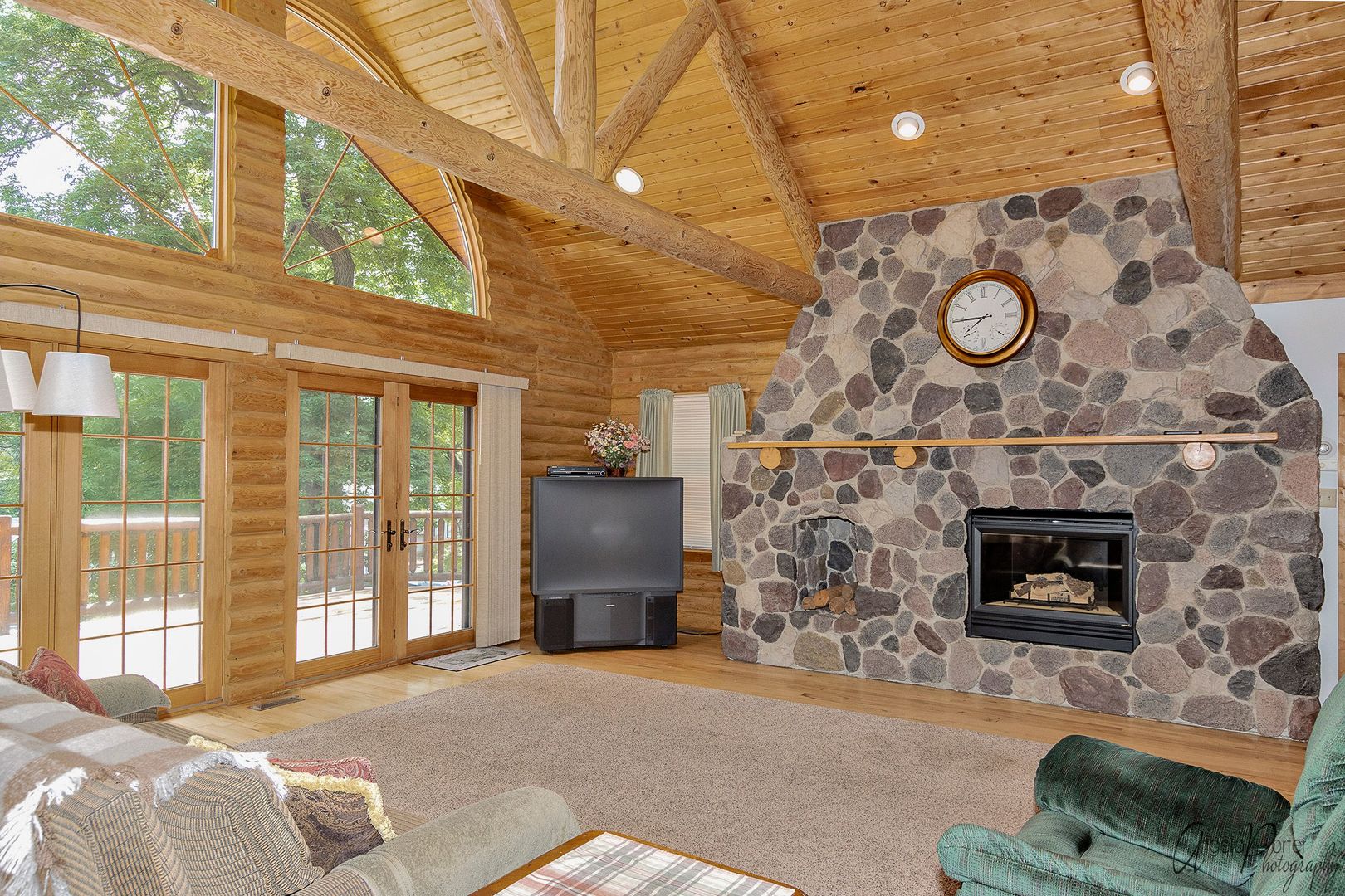 38304 North Briar Road Spring Grove, IL 60081 - Photo 3 of 39 a living room with furniture and a fireplace