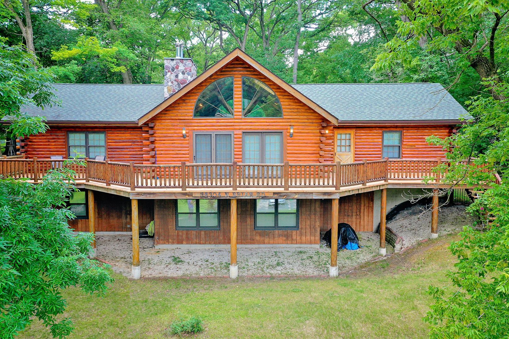 38304 North Briar Road Spring Grove, IL 60081 - Photo 37 of 39 a front view of a house with garage