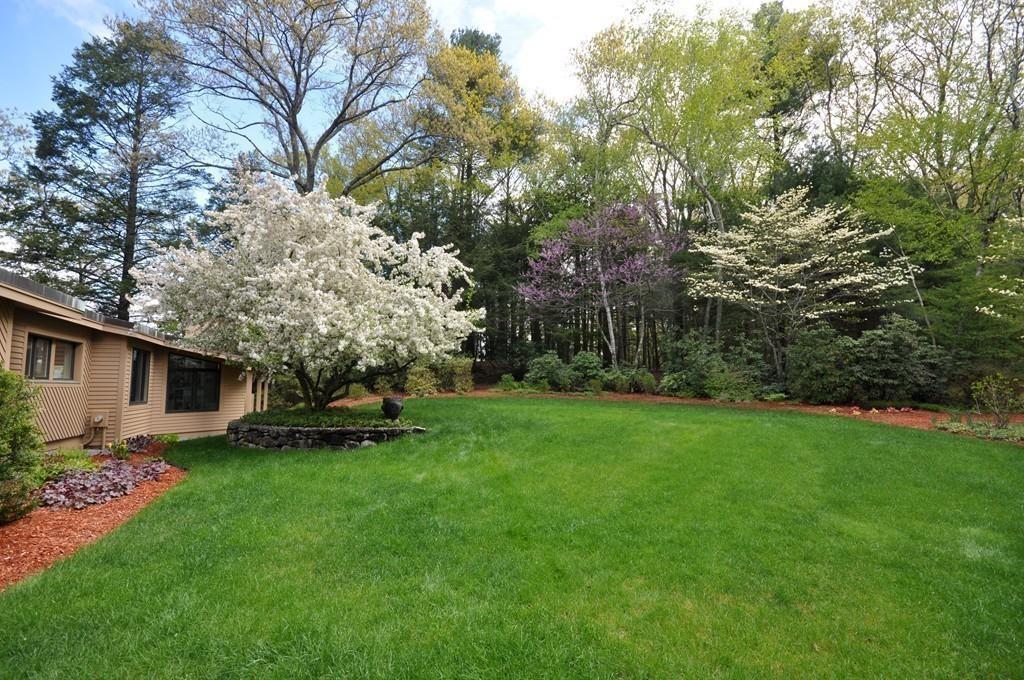 263 Old Concord Road Lincoln, MA 01773 - Photo 32 of 41 a view of a backyard with plants and a garden
