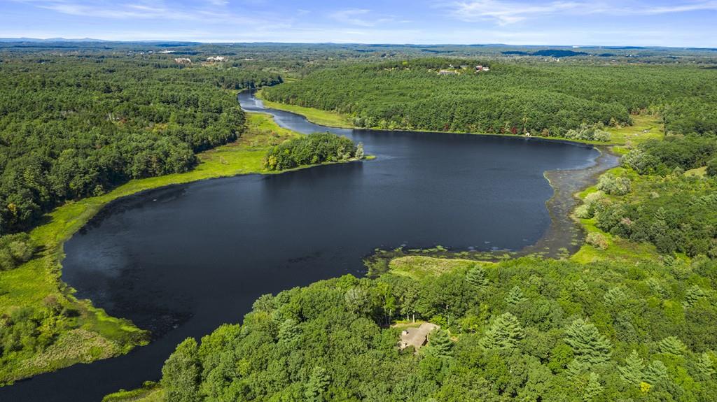 263 Old Concord Road Lincoln, MA 01773 - Photo 41 of 41 an aerial view of residential house with outdoor space and trees all around