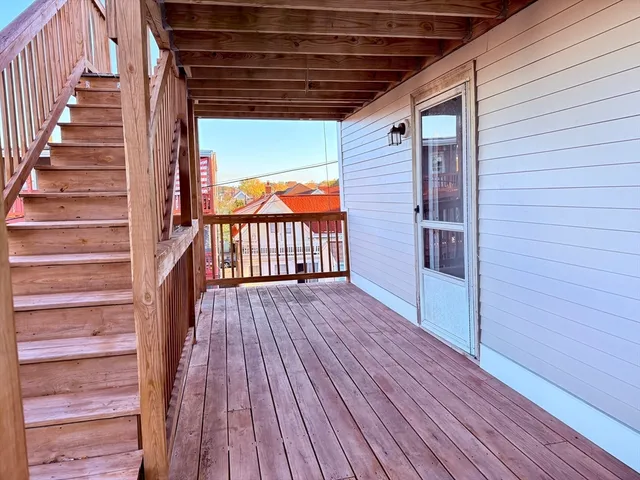 a view of front door of house