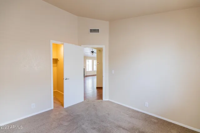 a view of an empty room