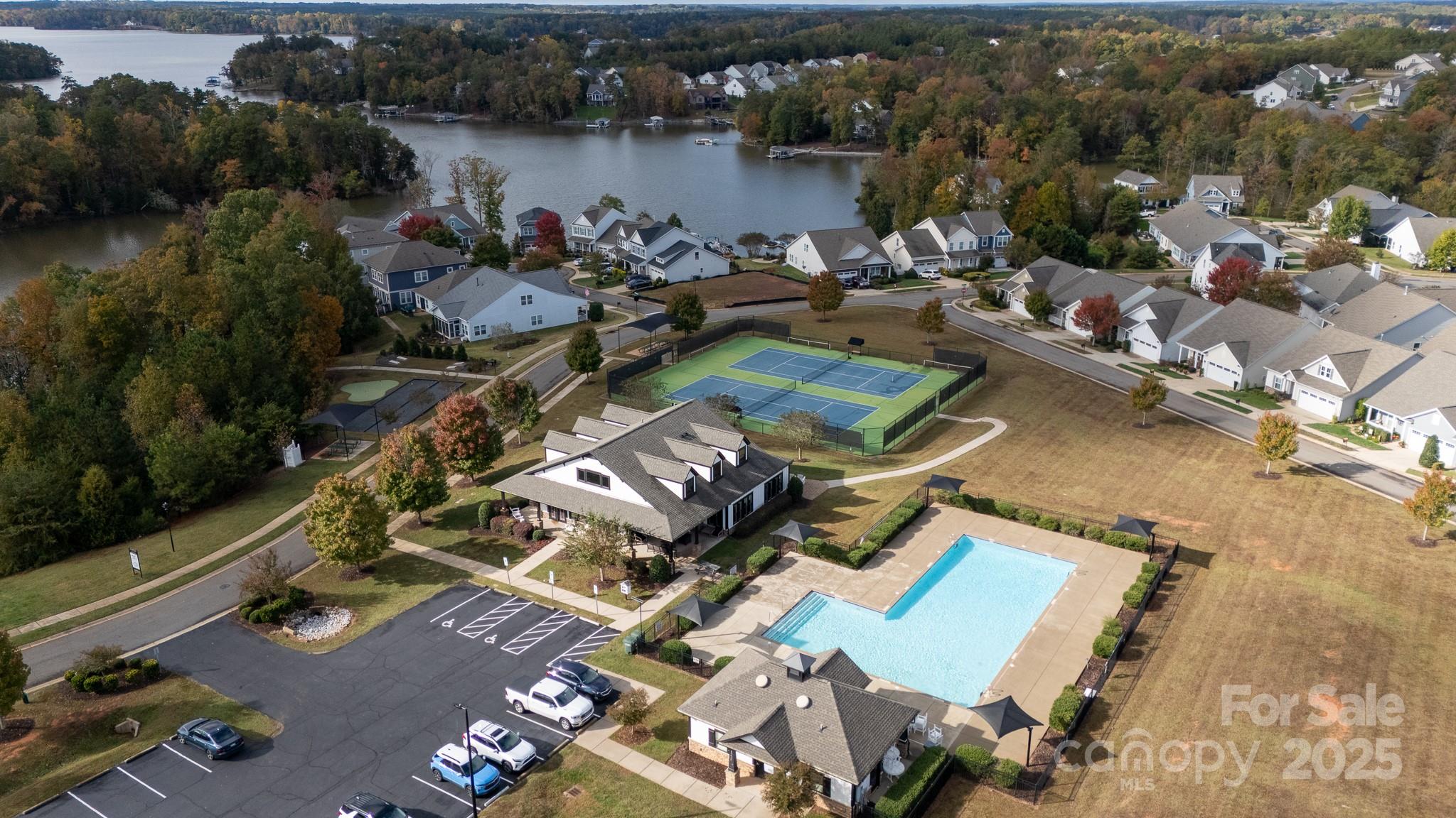 50109 Robins Nest Lane Lancaster, SC 29720 - Photo 39 of 45 an aerial view of a house with a lake view