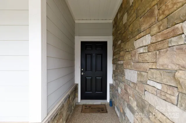 a view of front door