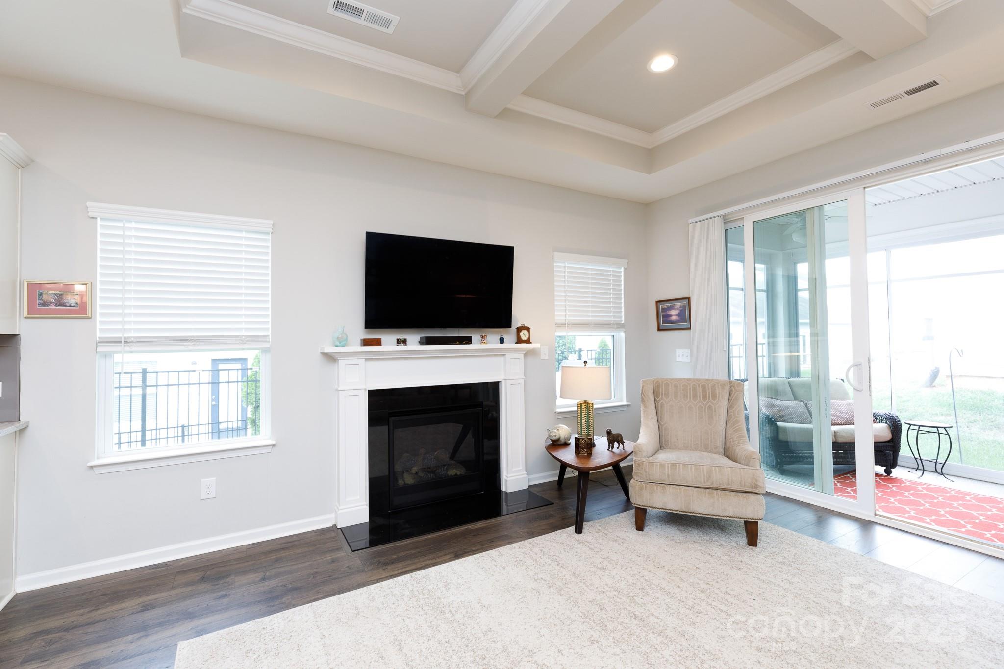 50109 Robins Nest Lane Lancaster, SC 29720 - Photo 7 of 45 a living room with furniture a fireplace and a flat screen tv