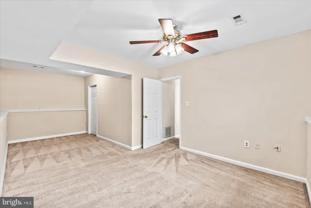 a view of an empty room