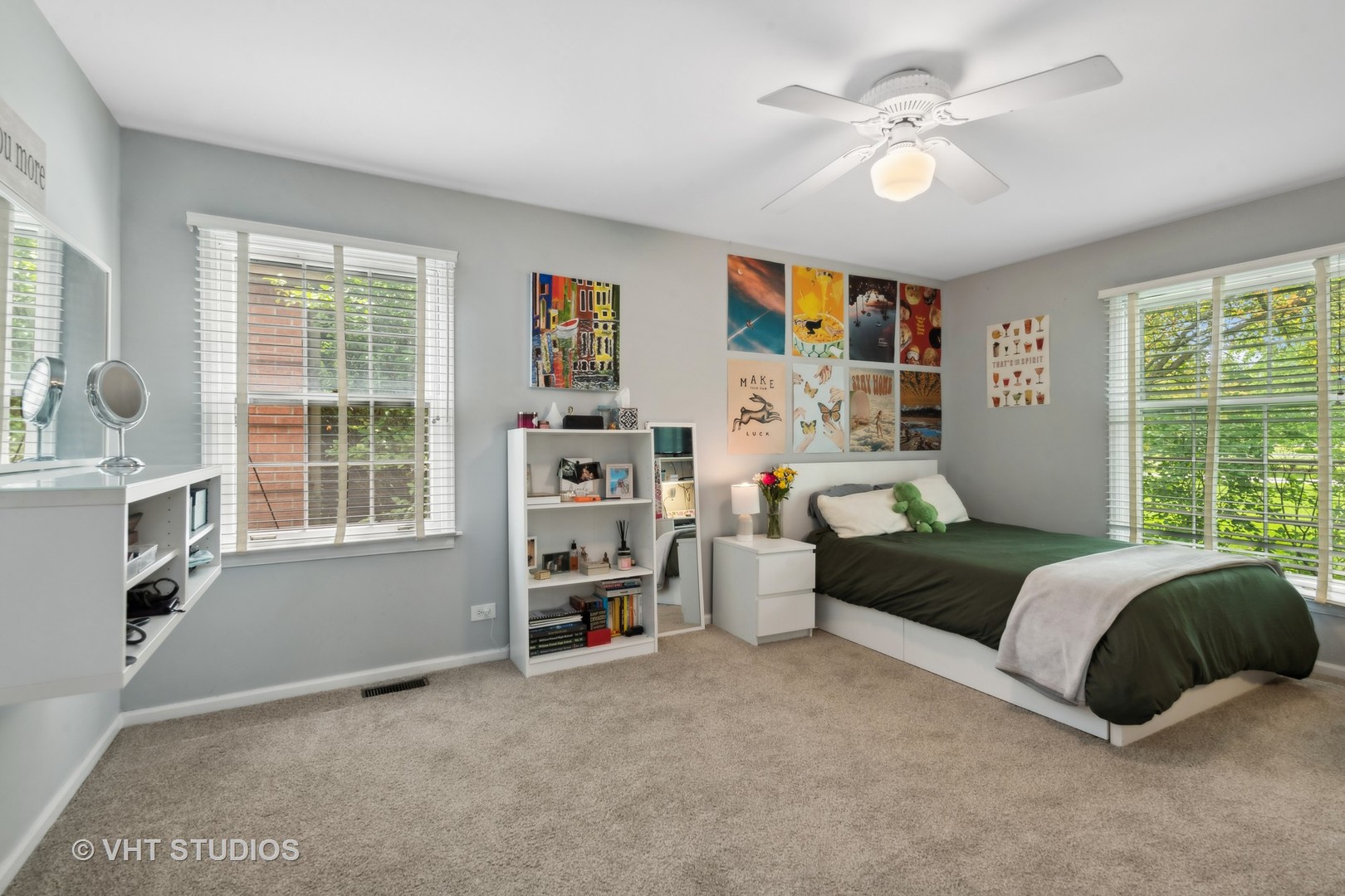 1766 Firth Road Inverness, IL 60067 - Photo 31 of 53 a bedroom with furniture and a large window