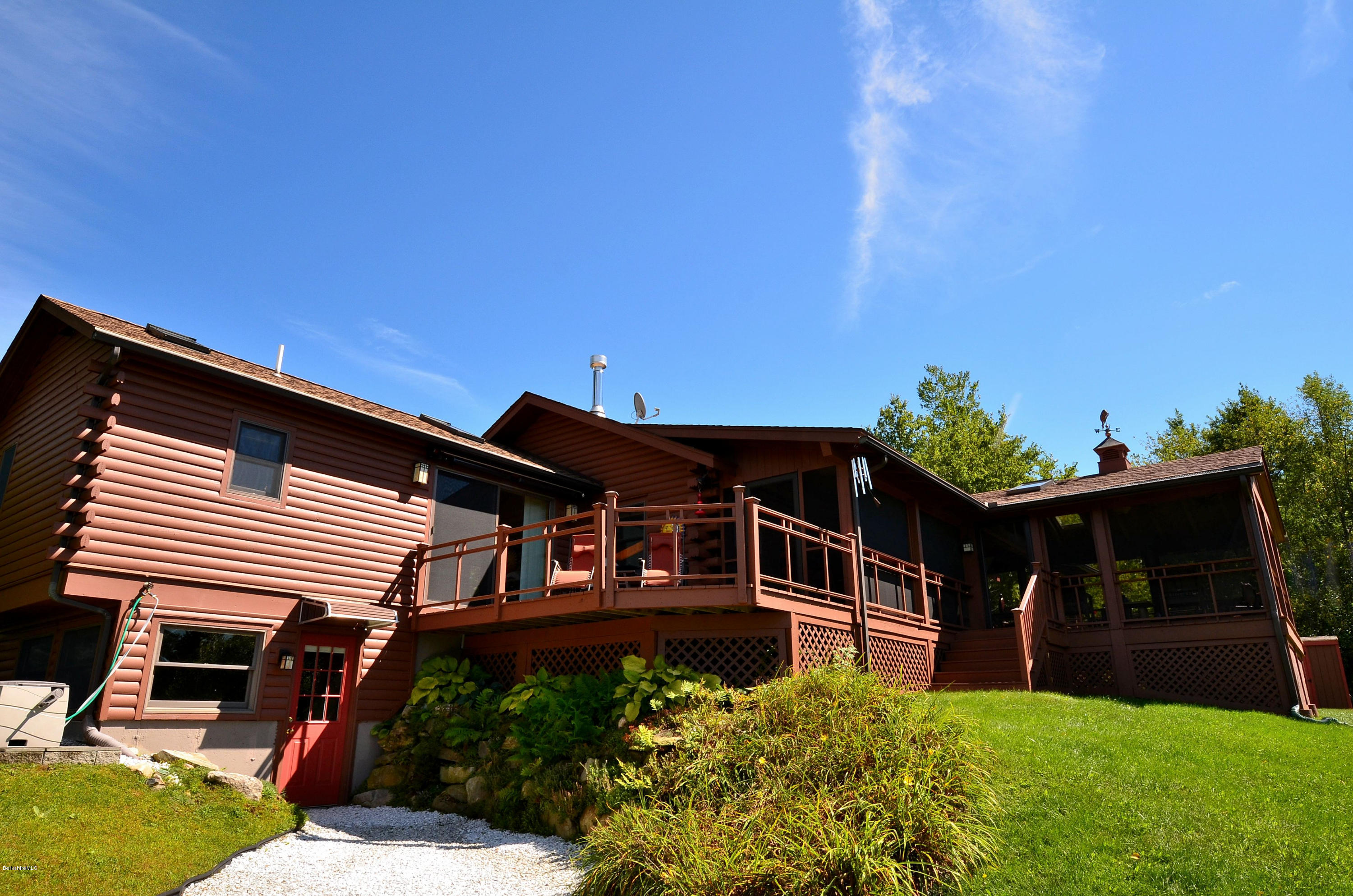 286 Johnson Hill Road Washington, MA 01223 - Photo 28 of 30 a front view of a house with a yard
