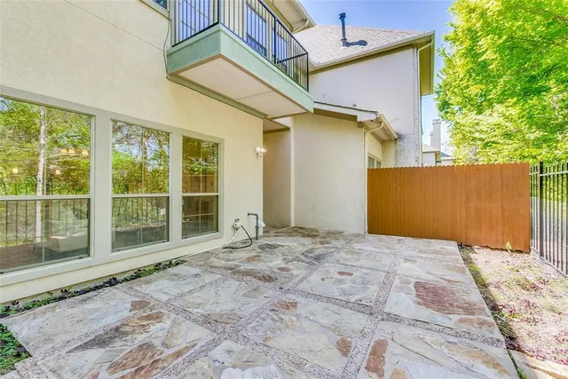 a view of front door of house
