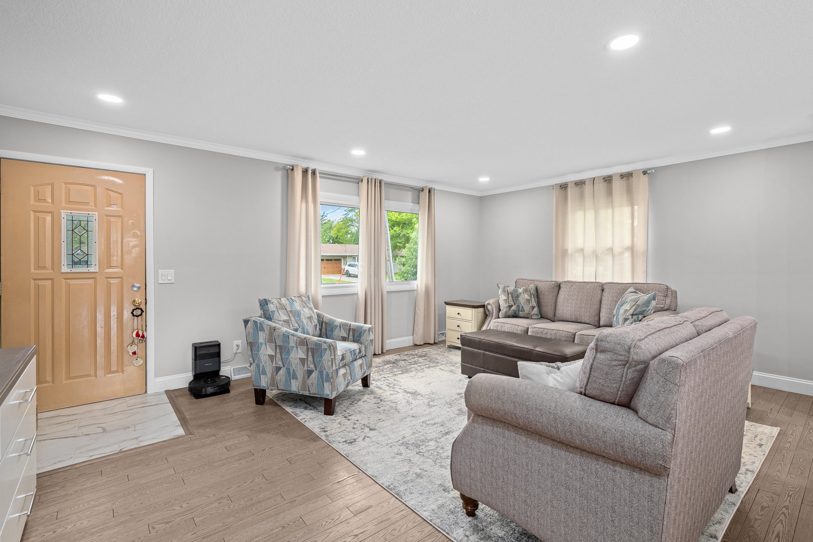 506 Bush Street Reynolds, IL 61279 - Photo 5 of 37 a living room with furniture and a large window