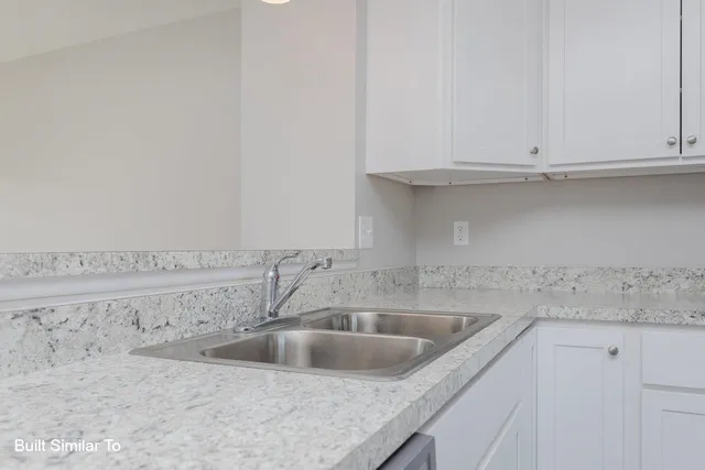 a close view of sink and tap