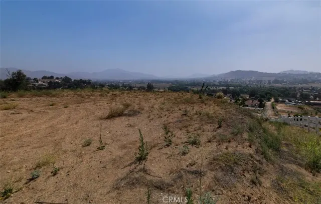 a view of a lake and mountain in the back