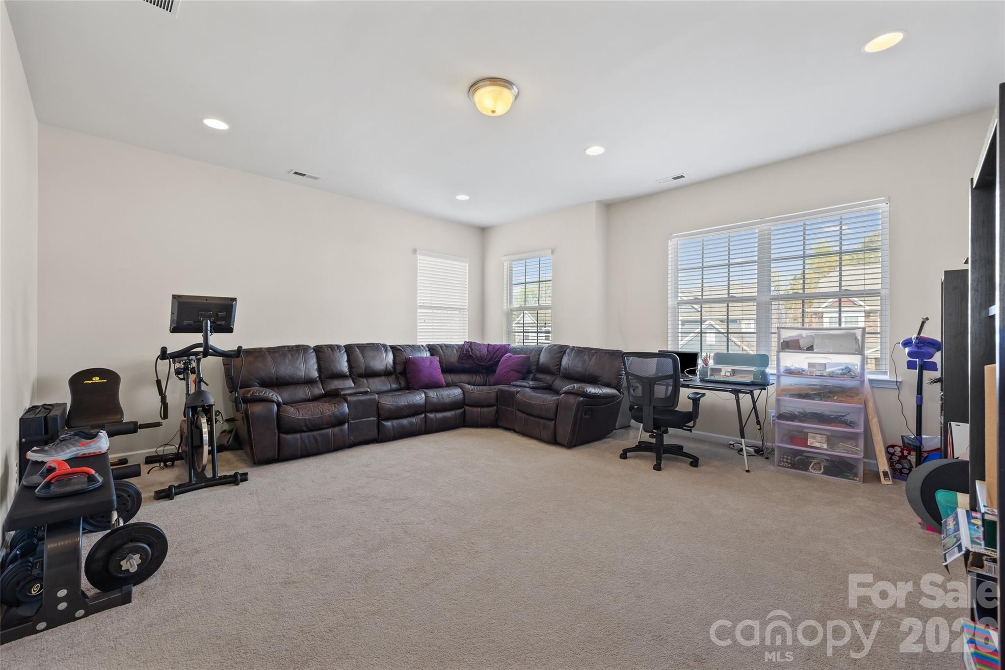 327 Hawks Creek Parkway Fort Mill, SC 29708 - Photo 32 of 48 a living room with furniture gym equipment and a window