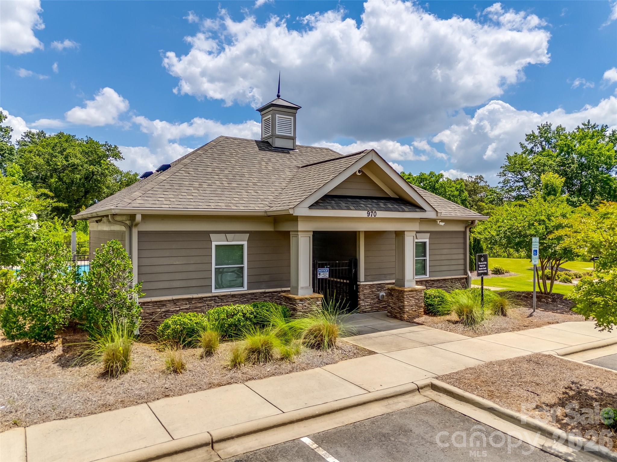327 Hawks Creek Parkway Fort Mill, SC 29708 - Photo 47 of 48 a front view of house with yard outdoor seating and barbeque oven
